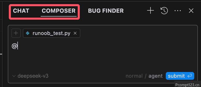 Cursor Chat/Composer