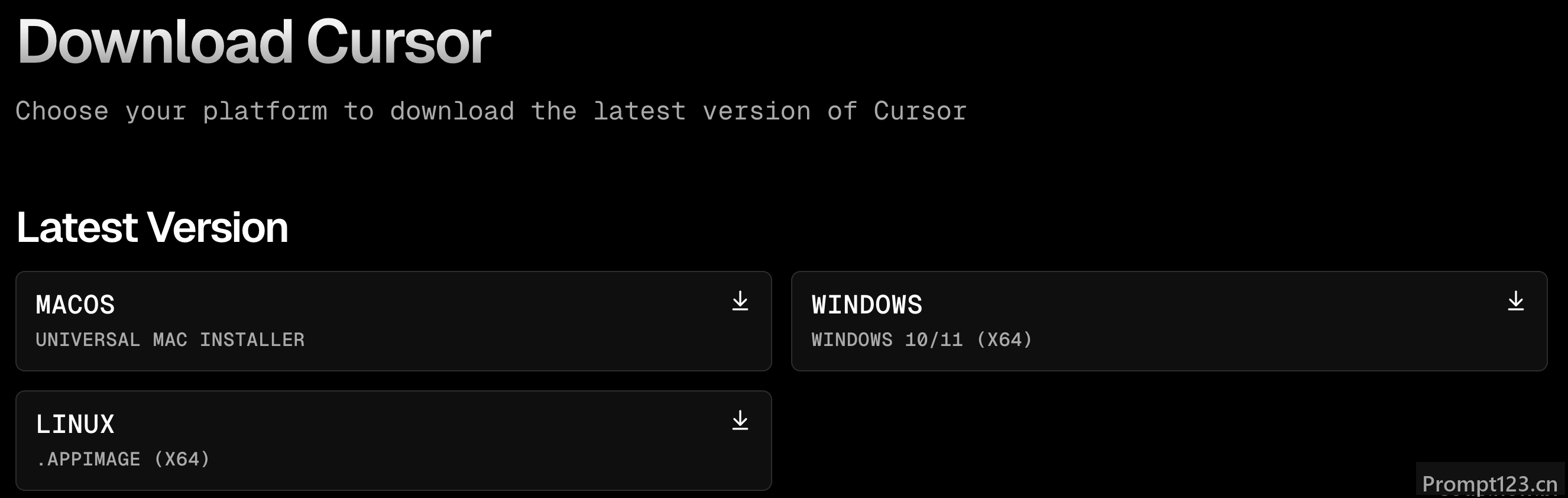 Cursor 安装