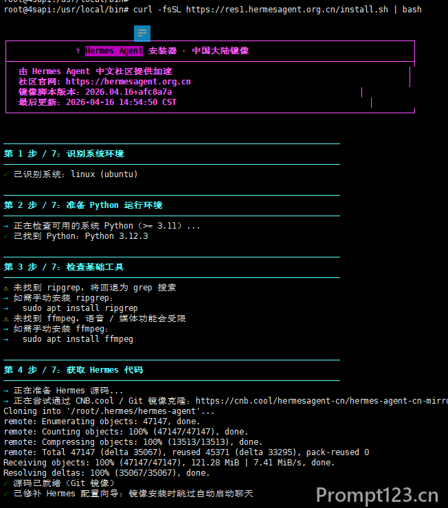 Hermes Agent 使用API教程
