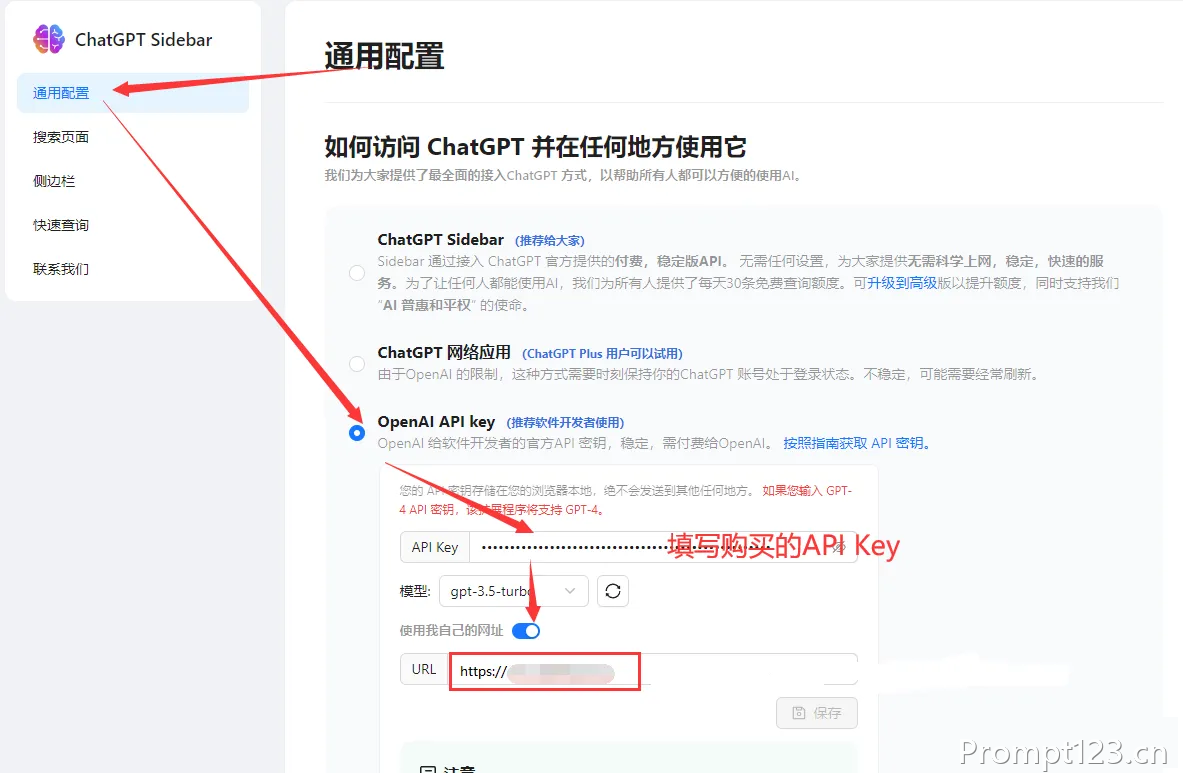浏览器插件ChatGPT Sidebar